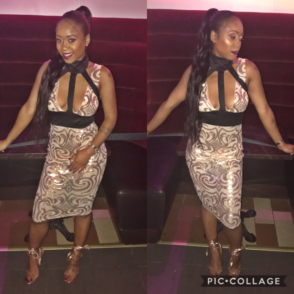 Midi fitted dress